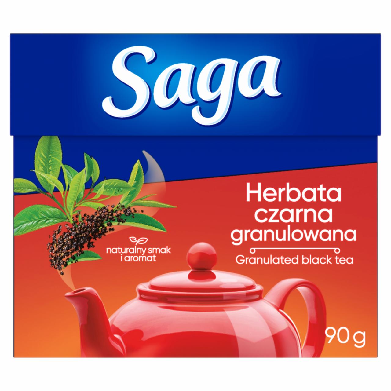 Zdjęcia - Saga Herbata czarna granulowana 90 g