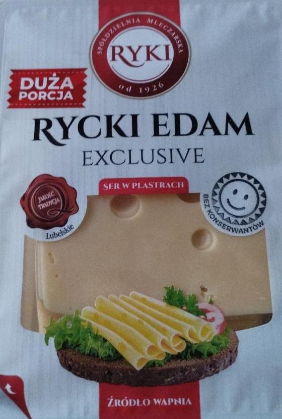 Zdjęcia - Ser rycki edam exclusive ser w plastrach Ryki