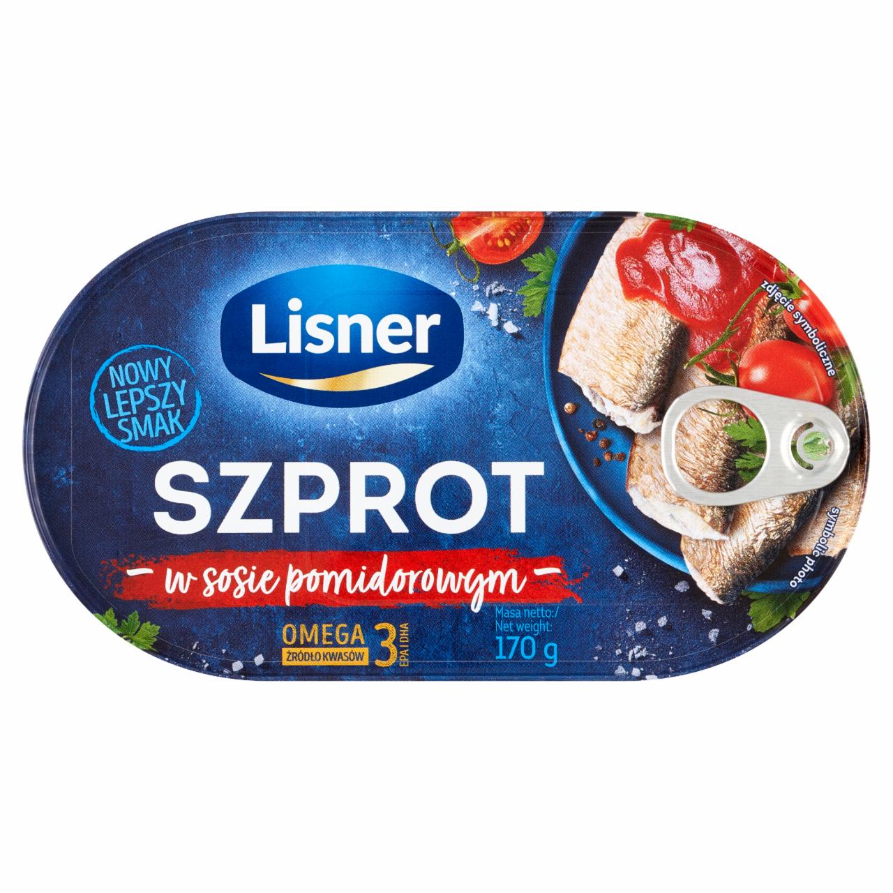 Zdjęcia - Lisner Szprot w sosie pomidorowym 170 g