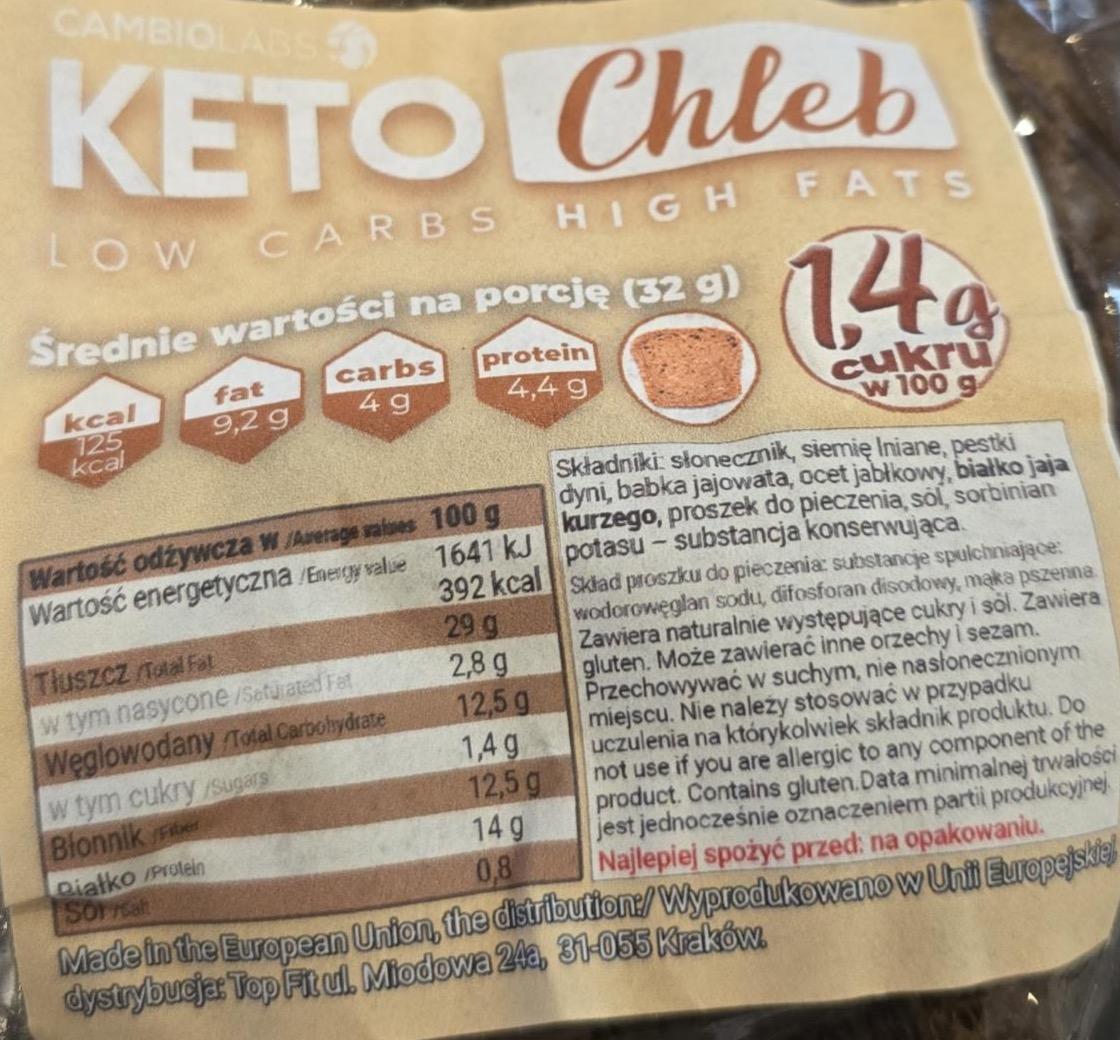 Zdjęcia - Keto chleb CambioLabs