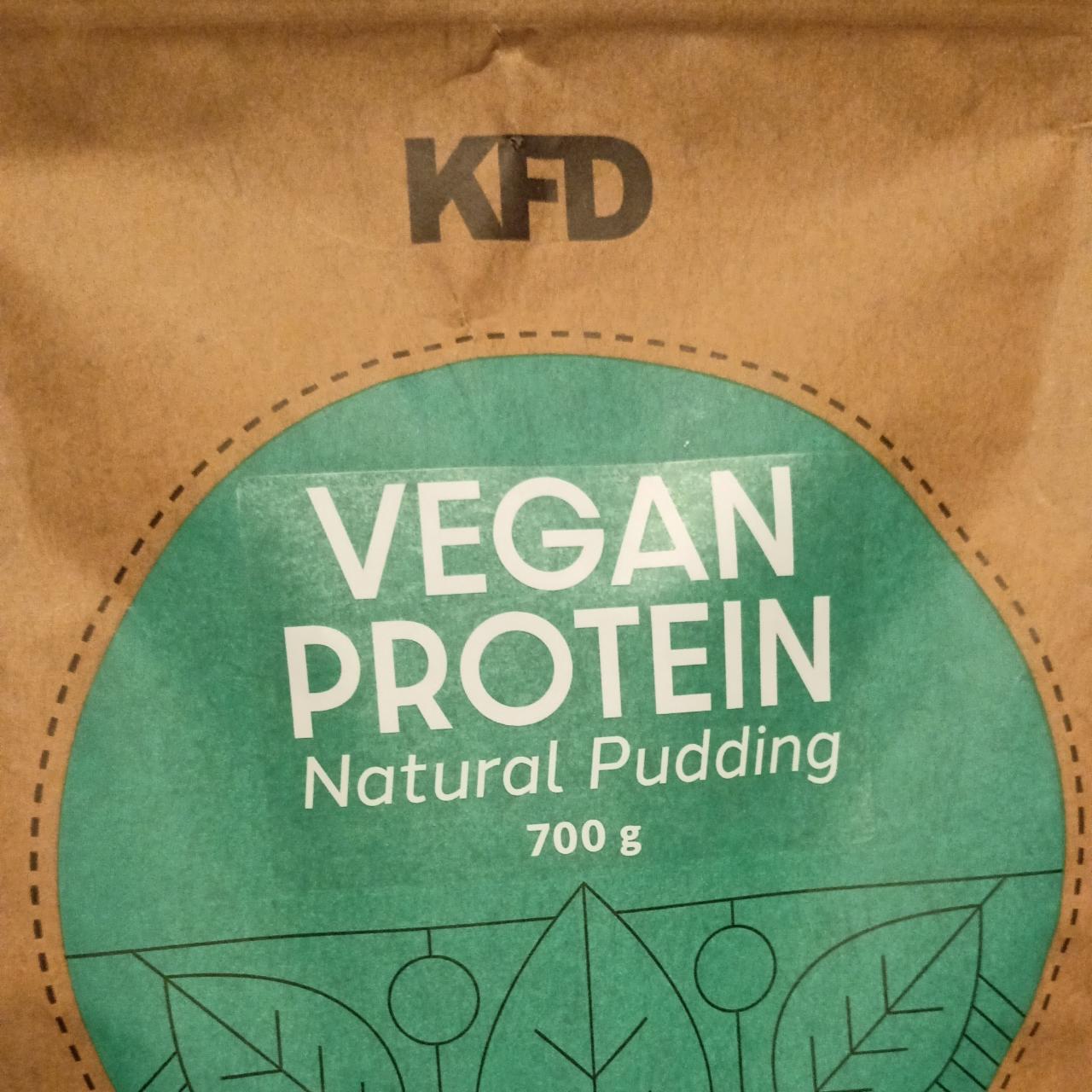 Zdjęcia - Vegan protein natural pudding KFD