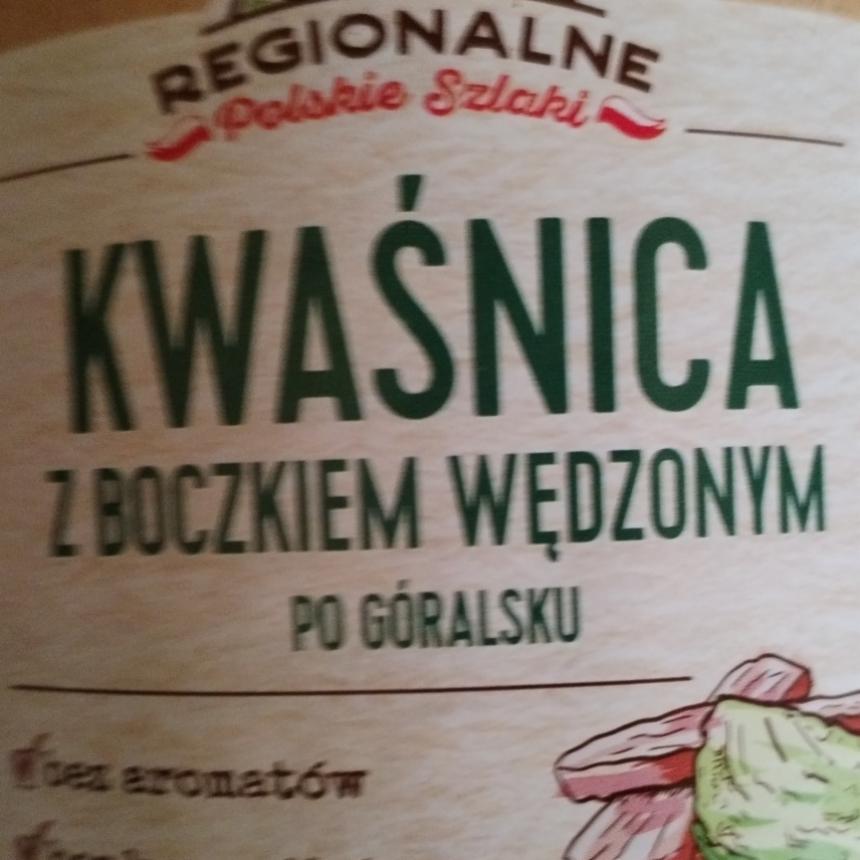 Zdjęcia - Kwaśnica z boczkiem wędzonym po góralsku Regionalne Polskie Szlaki