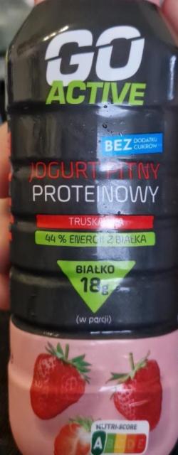 Zdjęcia - Jogurt proteinowy truskawkowy Go Active