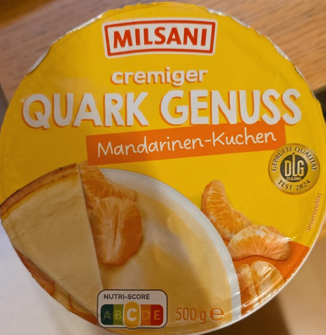 Zdjęcia - Cremiger quark genuss mandarinen kuchen Milsani