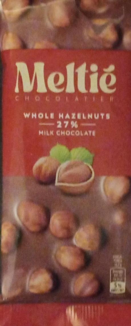 Zdjęcia - Whole hazelnuts milk chocolate Meltie