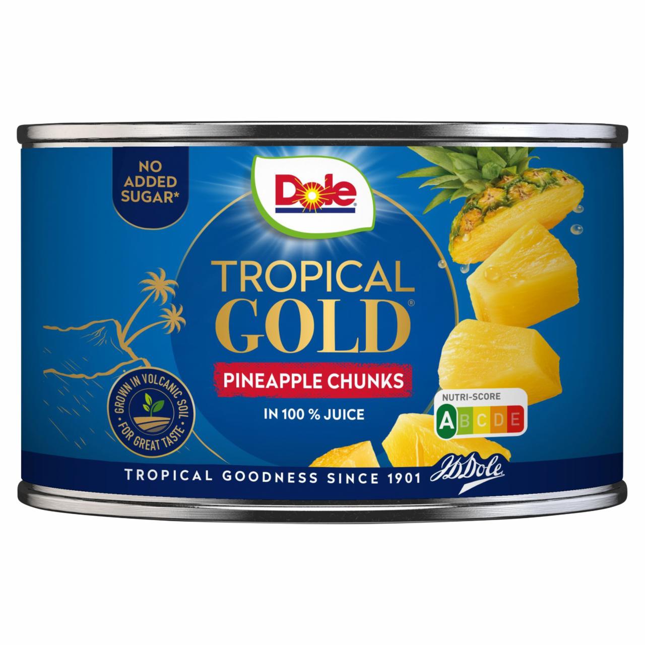 Zdjęcia - Dole Tropical Gold Kawałki ananasa w soku 227 g