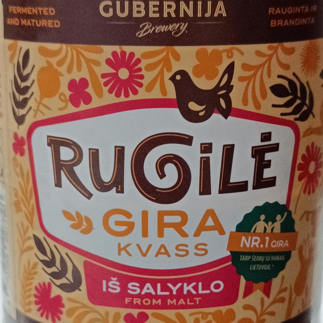 Zdjęcia - Gubernija Rugile Gira Kwas 1,5 l