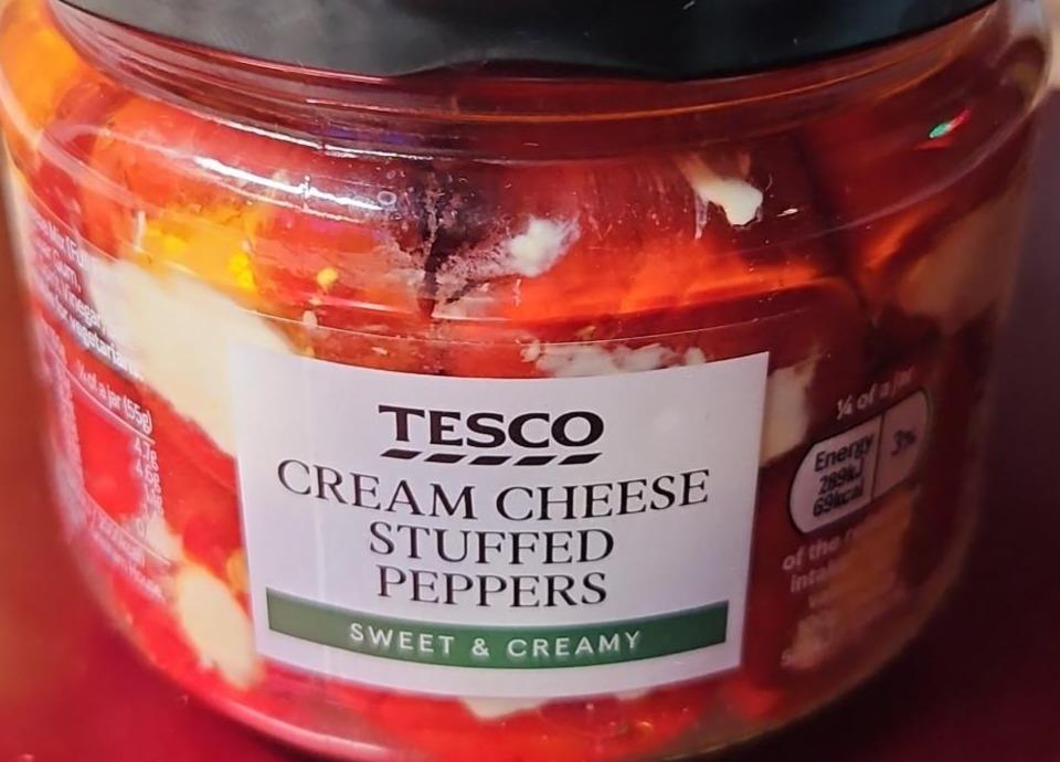 Zdjęcia - Cream cheese stuffed peppers Tesco