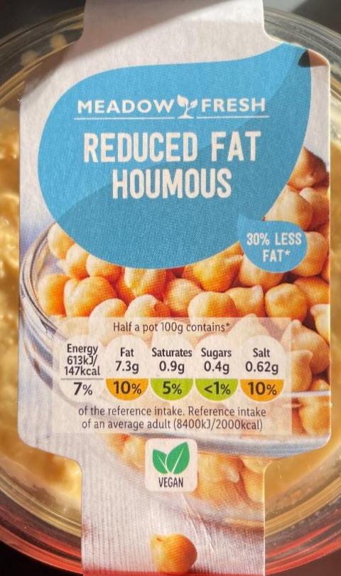 Zdjęcia - Reduced fat houmous Meadow Fresh