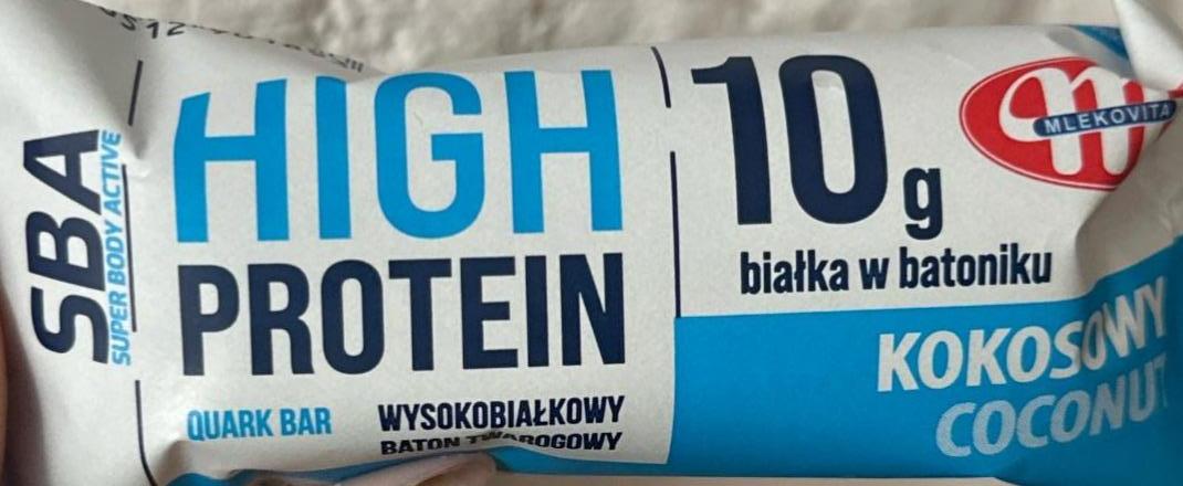 Zdjęcia - High protein baton twarogowy kokosowy Mlekovita