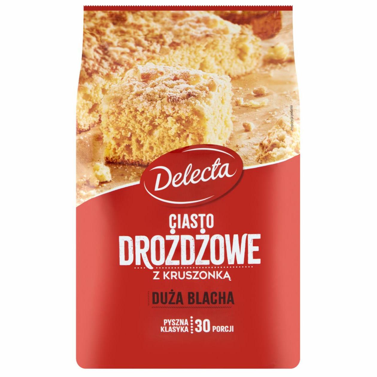 Zdjęcia - Duża Blacha Ciasto drożdżowe z kruszonką Delecta