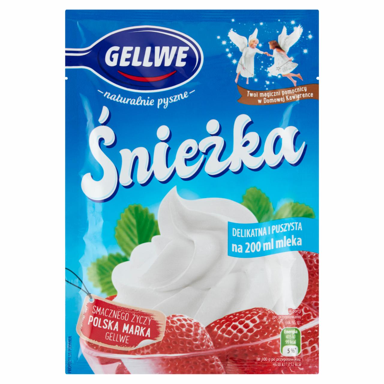 Zdjęcia - Gellwe Śnieżka deser w proszku 60 g