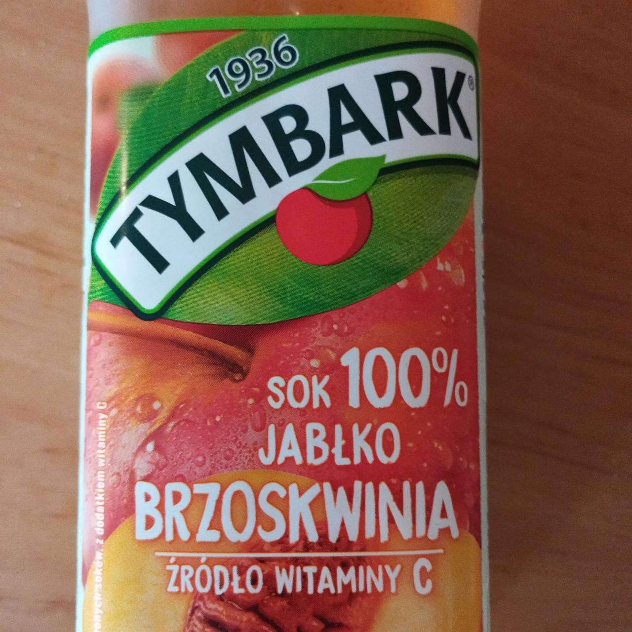 Zdjęcia - Sok 100% jabłko brzoskwinia Tymbark