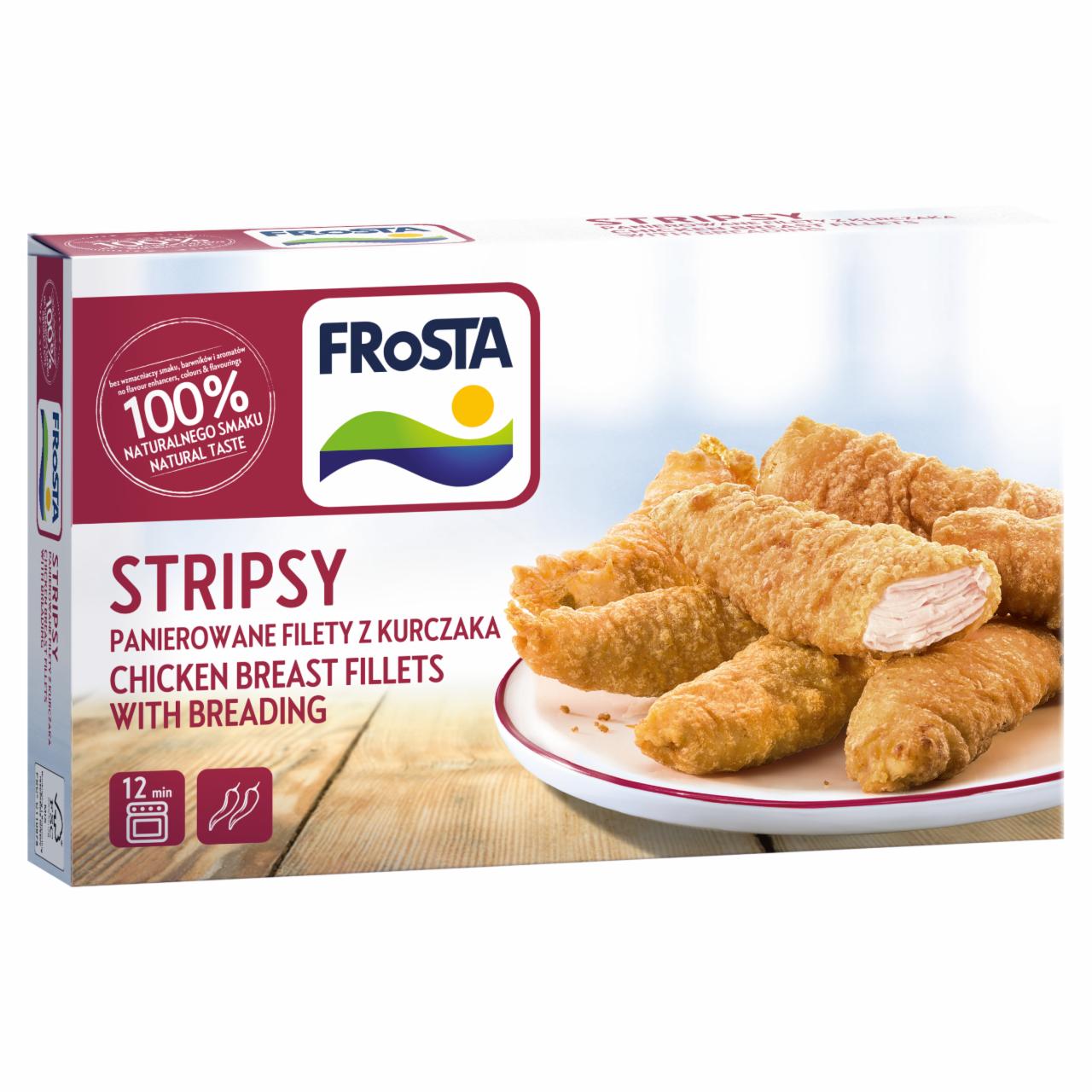 Zdjęcia - FRoSTA Stripsy panierowane filety z kurczaka 250 g