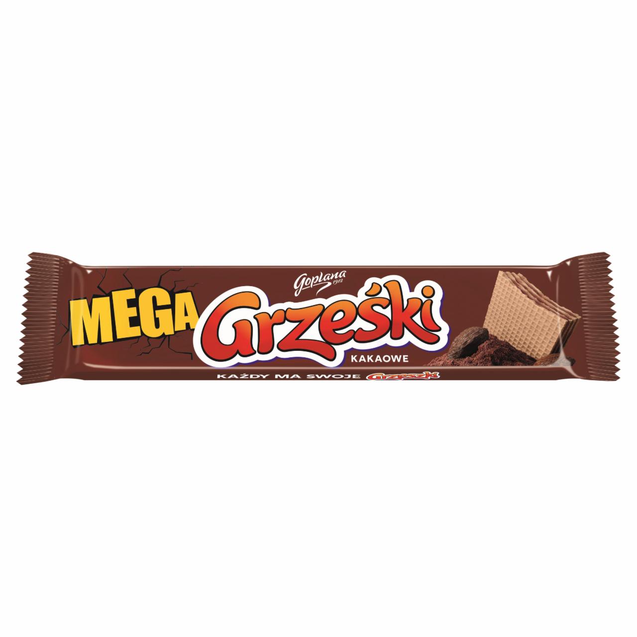 Zdjęcia - Grześki Mega Wafel przekładany kremem kakaowym 34 g