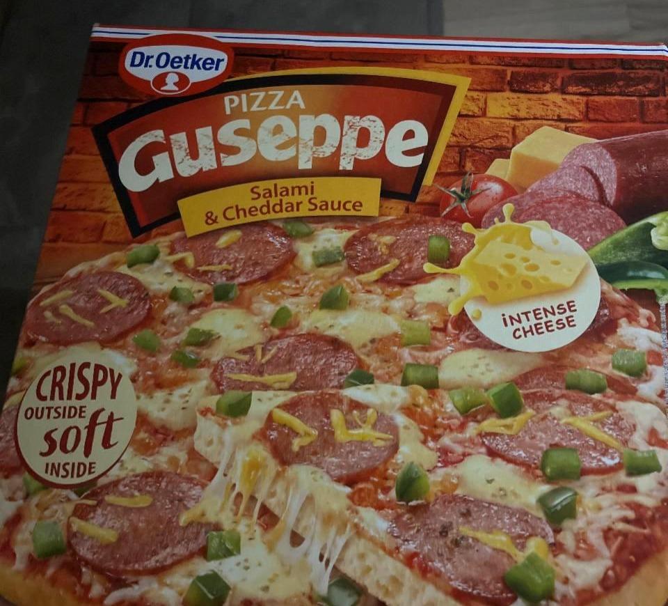 Zdjęcia - Pizza guseppe salami & cheddar sauce Dr.Oetker