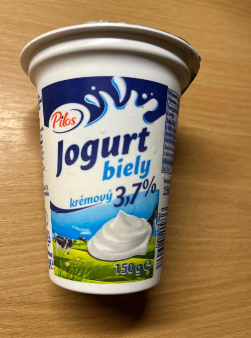 Zdjęcia - Jogurt biały kremowy 3,7% Pilos