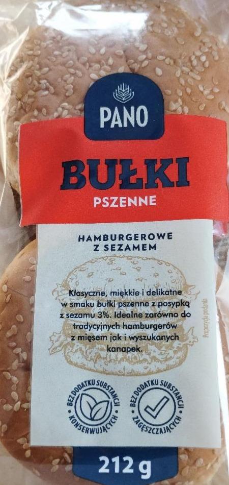 Zdjęcia - Bułki pszenne hamburgerowe z sezamem Pano