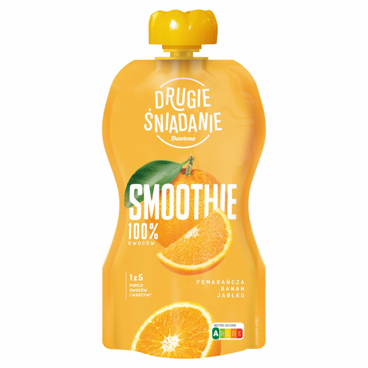 Zdjęcia - Drugie Śniadanie Smoothie pomarańcza banan jabłko 250 ml