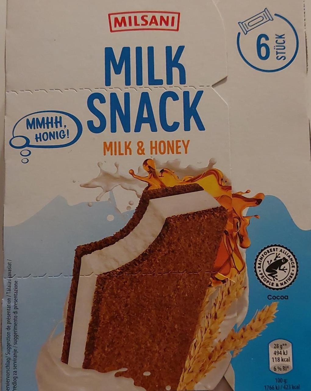 Zdjęcia - Milk snack milk & honey Milsani