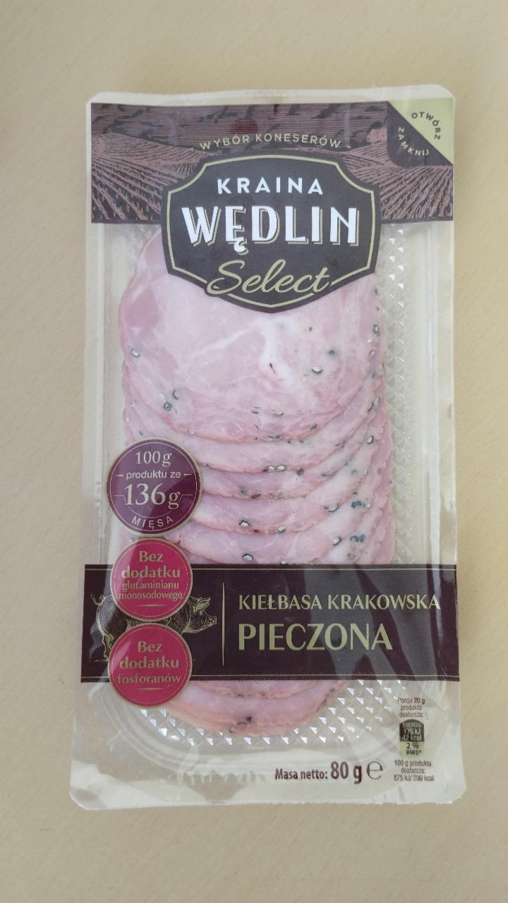 Zdjęcia - Kiełbasa krakowska pieczona Kraina wędlin