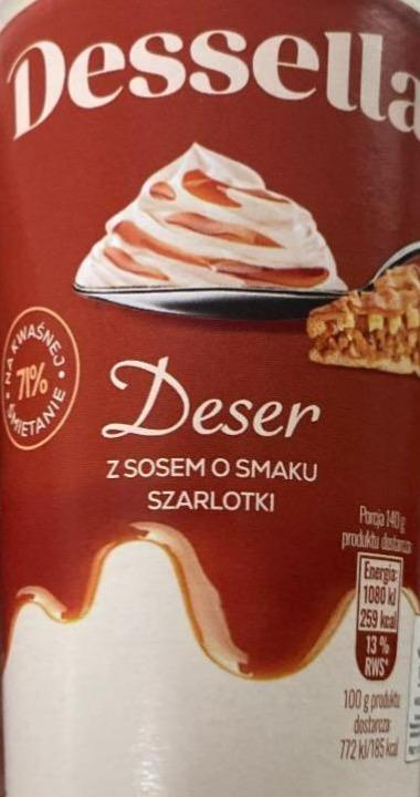 Zdjęcia - Deser z sosem o smaku szarlotki Desella