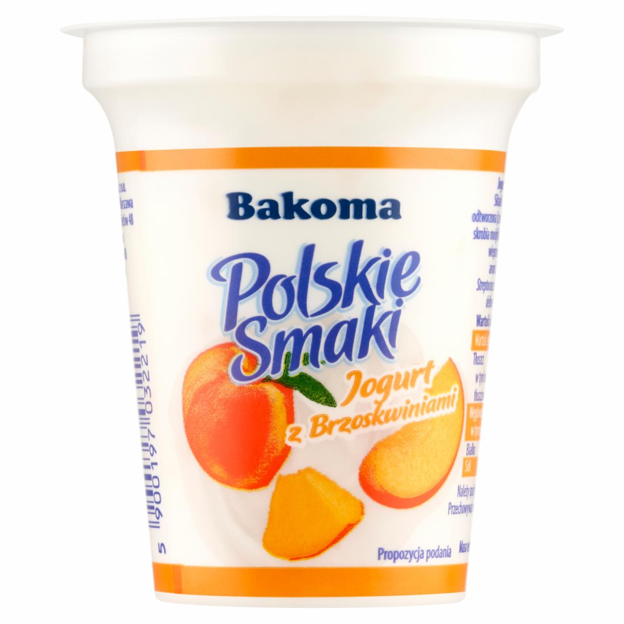 Zdjęcia - Bakoma Polskie Smaki Jogurt z brzoskwiniami 150 g