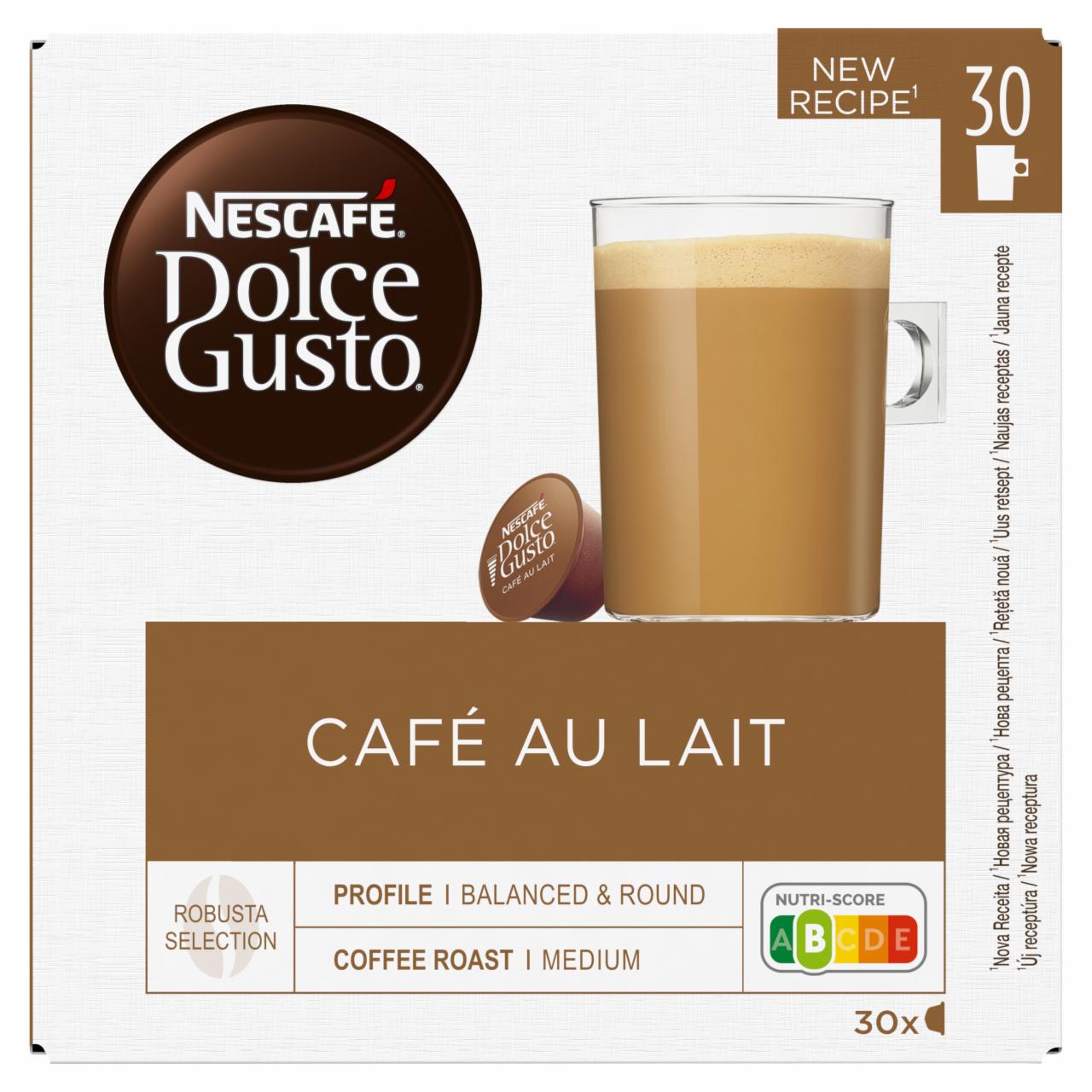 Zdjęcia - Nescafé Dolce Gusto Café au Lait Kawa w kapsułkach 300 g (30 x 10 g)