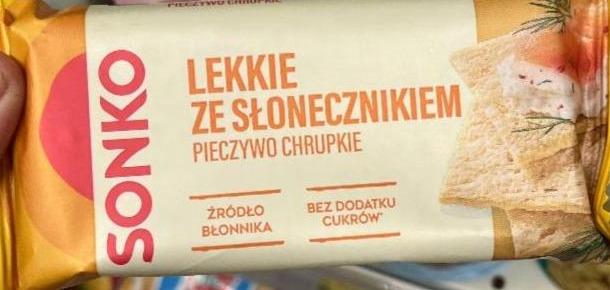 Zdjęcia - Lekkie ze słonecznikiem pieczywo chrupkie Sonko