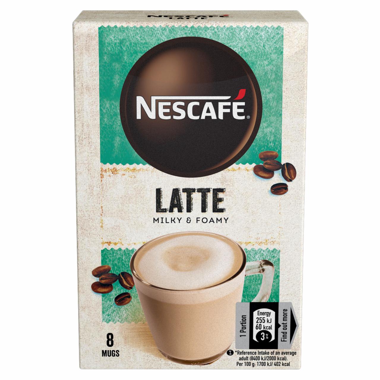 Zdjęcia - Nescafé Latte Rozpuszczalny napój kawowy 120 g (8 x 15 g)