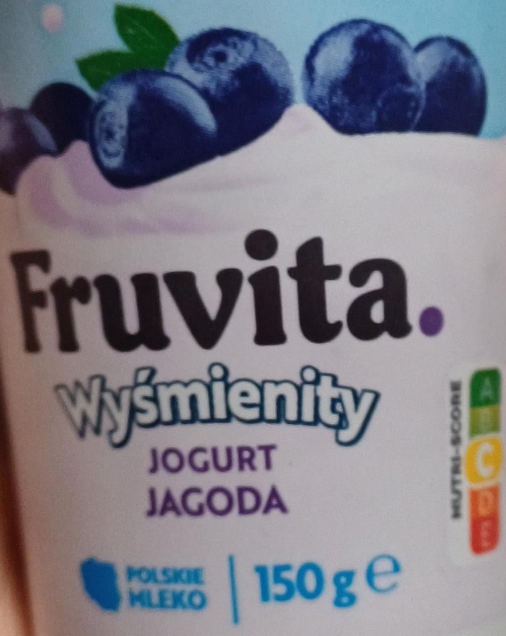 Zdjęcia - Wyśmienity jogurst jagodowy Fruvita