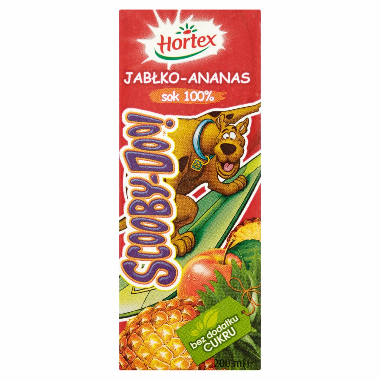 Zdjęcia - Hortex Scooby-Doo! Jabłko ananas Sok 100% 200 ml