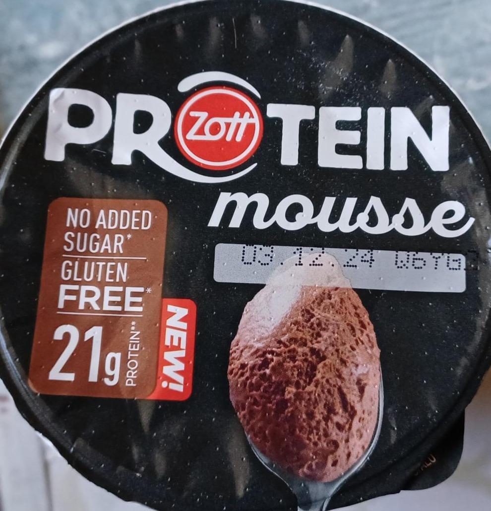 Zdjęcia - Protein mousse czekoladowy Zott