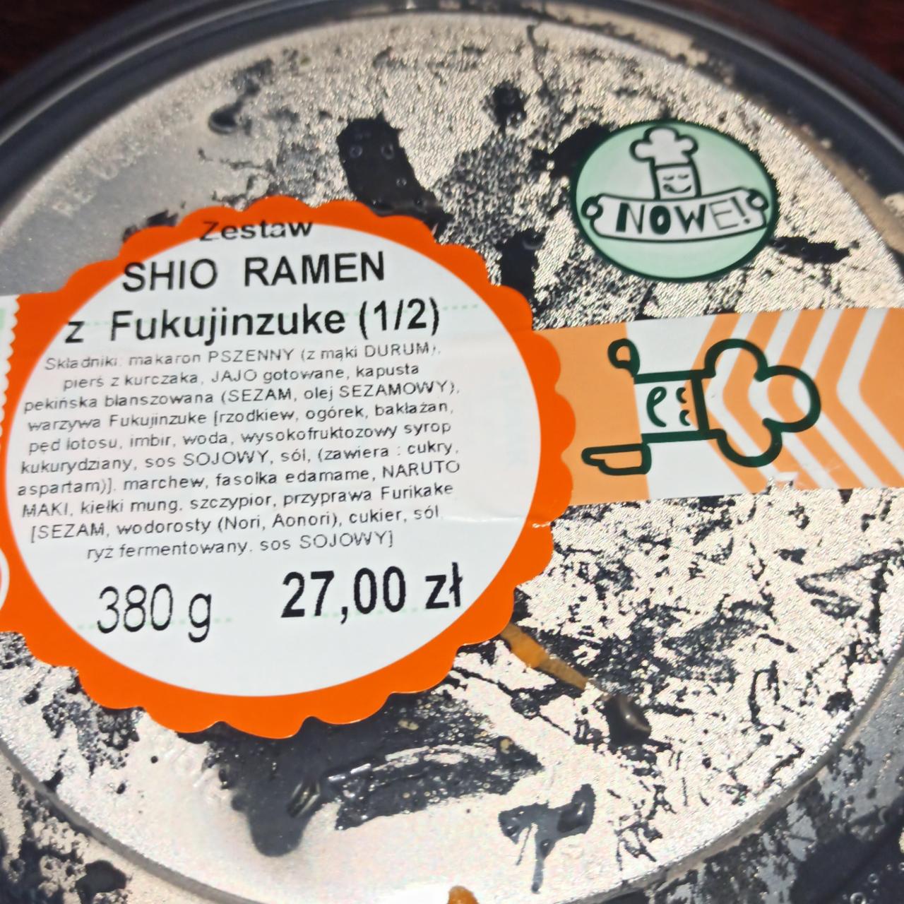 Zdjęcia - Shio ramen z fukujinzuke Ślimak