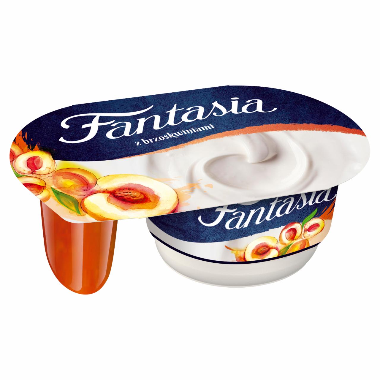 Zdjęcia - Fantasia Jogurt kremowy z brzoskwiniami 118 g