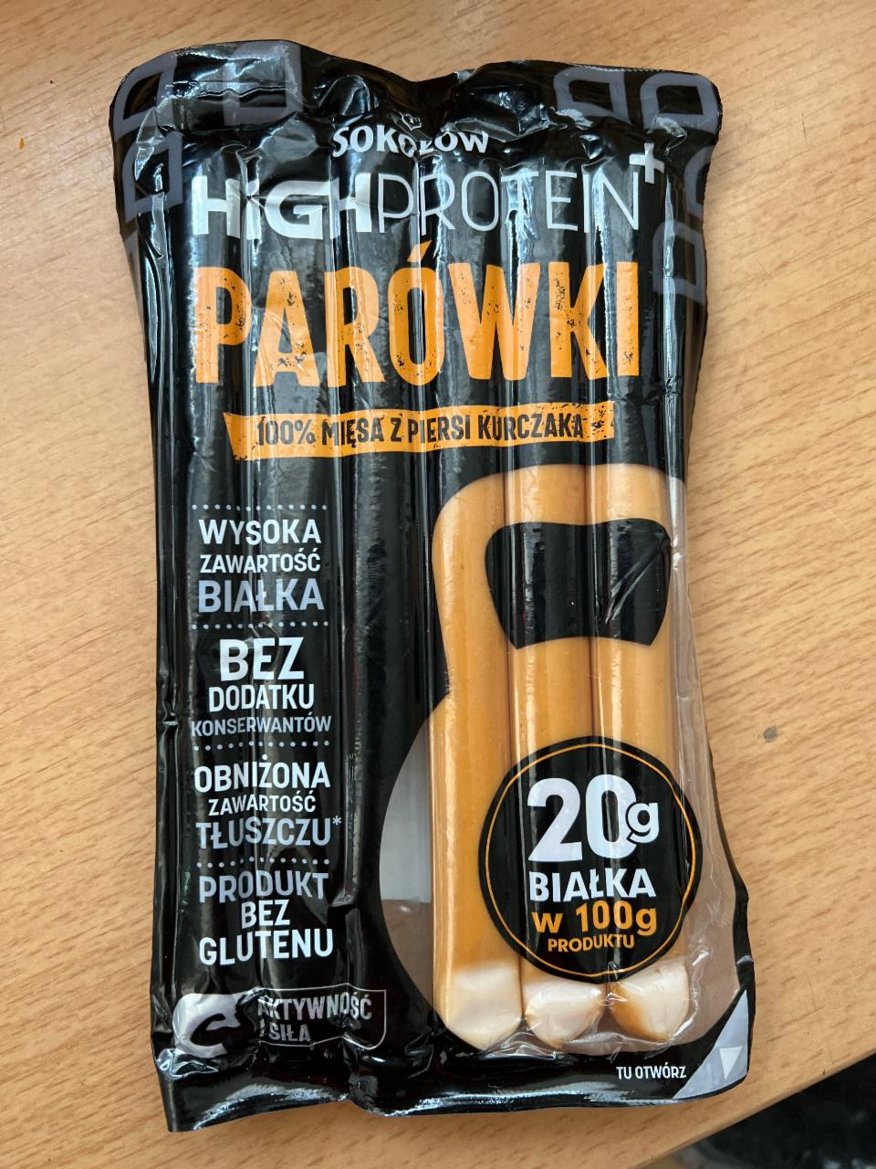 Zdjęcia - High protein parówki Sokołów