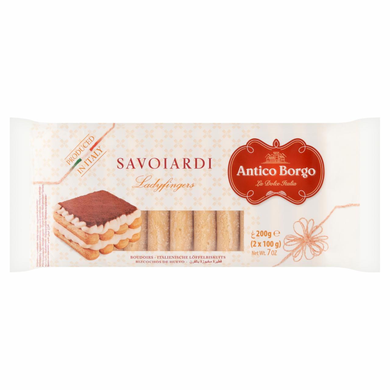 Zdjęcia - Antico Borgo Włoskie biszkopty Savoiardi 200 g (2 x 100 g)