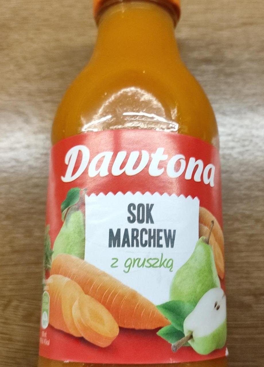 Zdjęcia - Dawtona Sok marchew z gruszką 300 ml