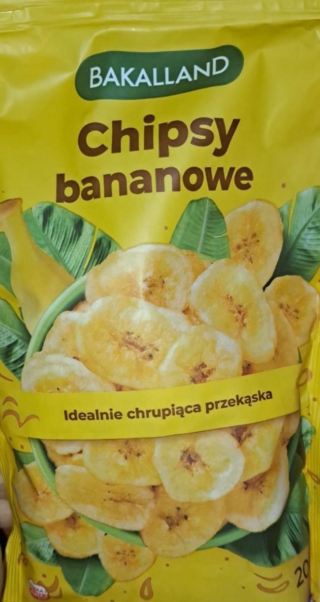 Zdjęcia - Bakalland Chipsy bananowe 200 g