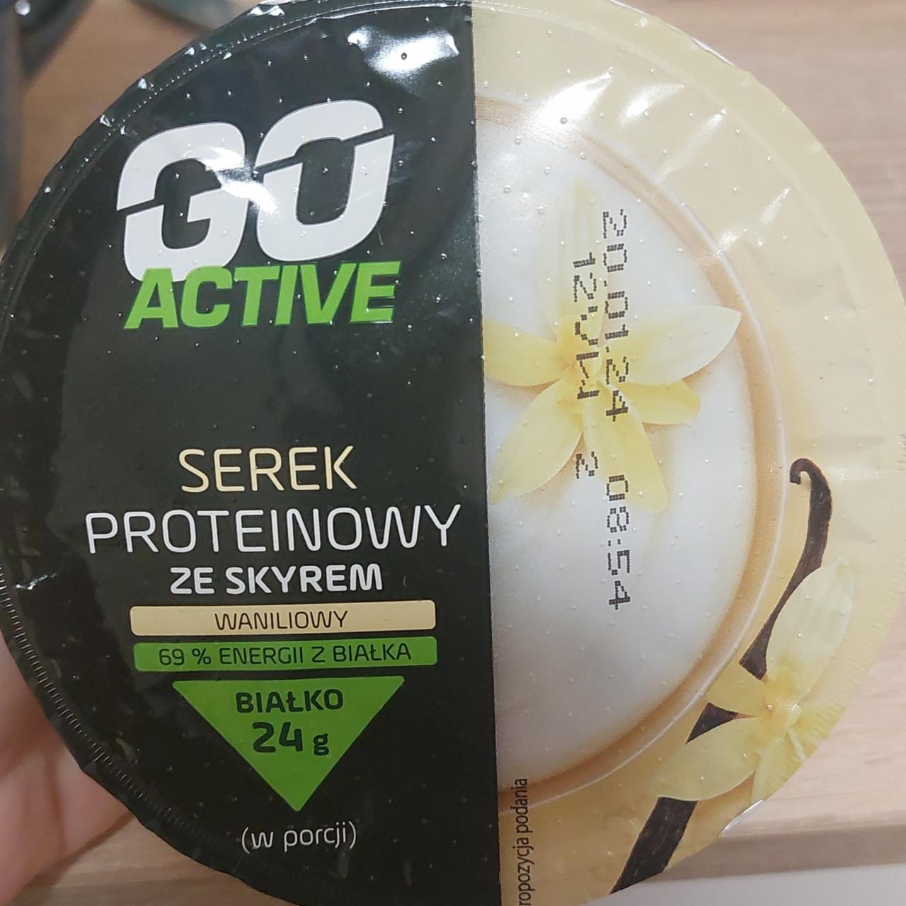 Zdjęcia - Serek proteinowy ze skyrem waniliowy Go Active