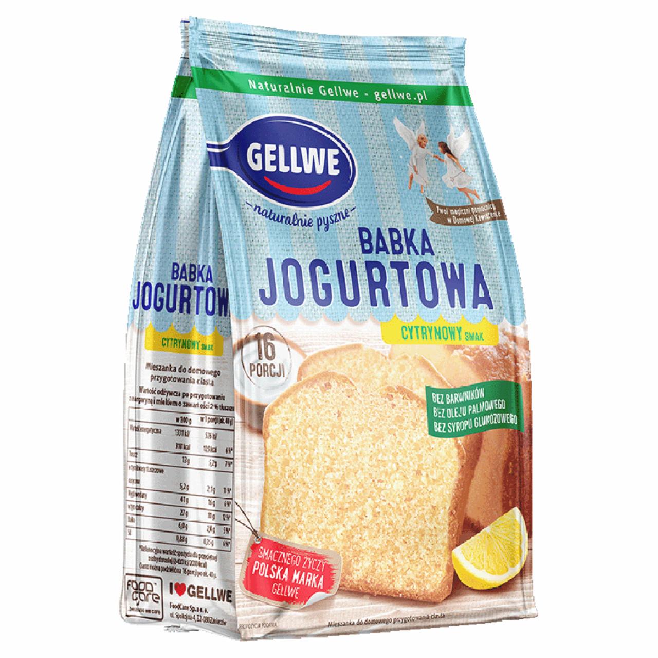 Zdjęcia - Gellwe Babka jogurtowa cytrynowy smak 375 g