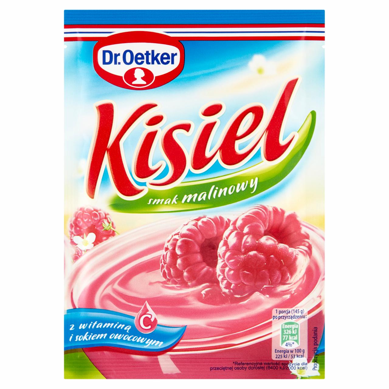 Zdjęcia - Dr. Oetker Kisiel smak malinowy 38 g