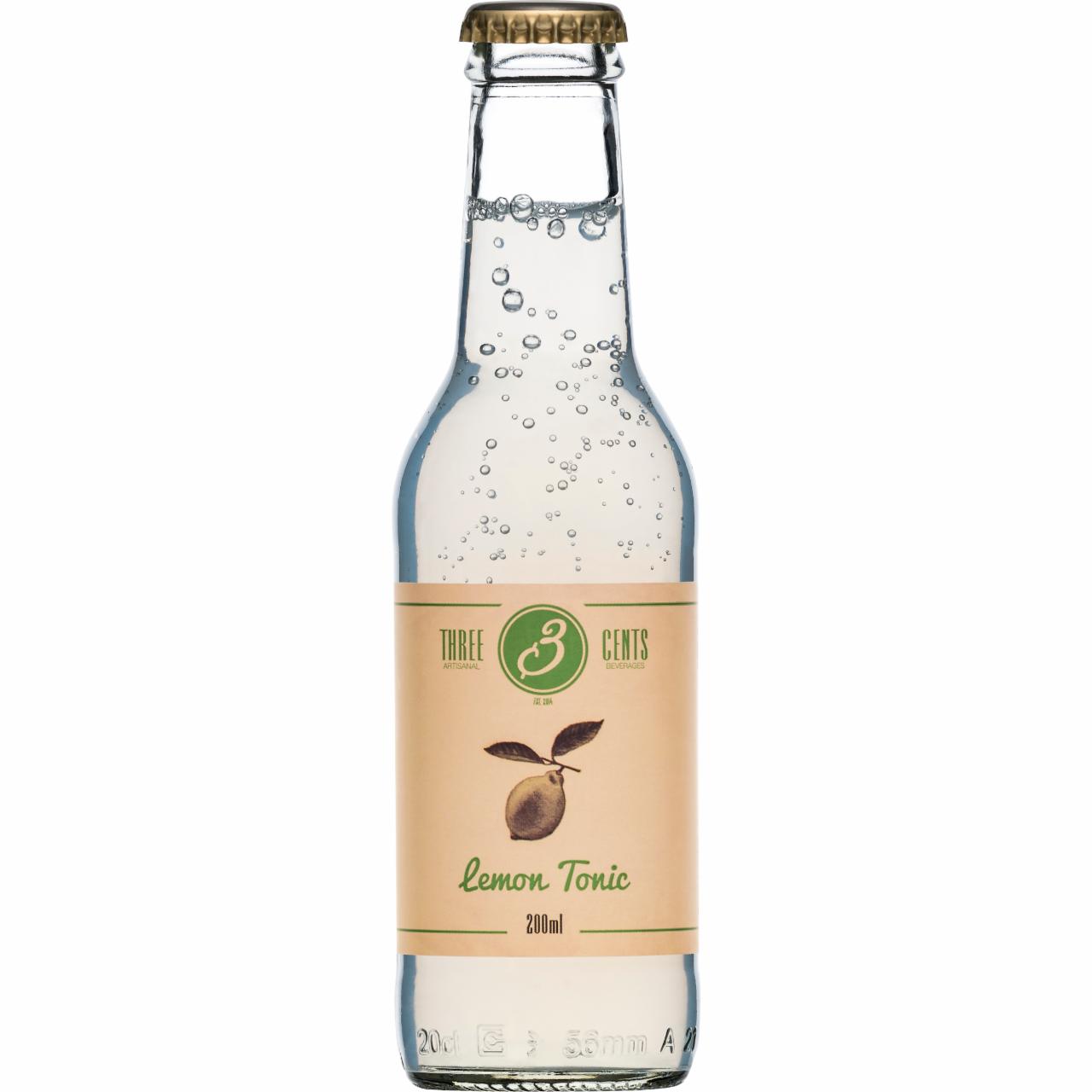 Zdjęcia - Three Cents Gazowany napój bezalkoholowy z dodatkiem chininy 200 ml