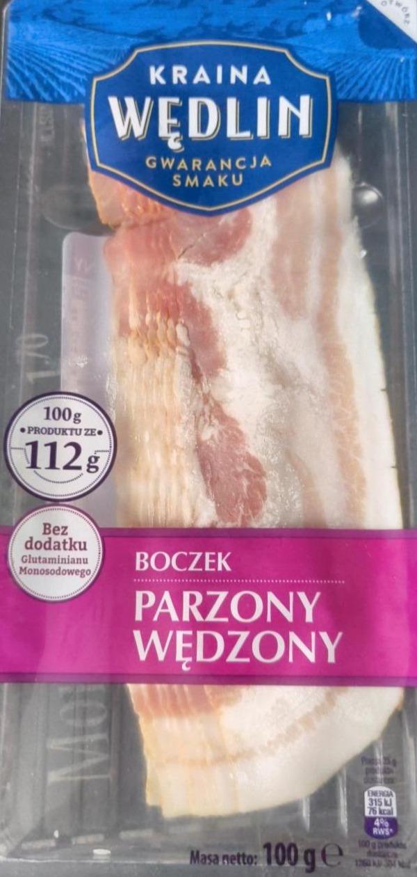 Zdjęcia - Boczek parzony wędzony Kraina Wędlin