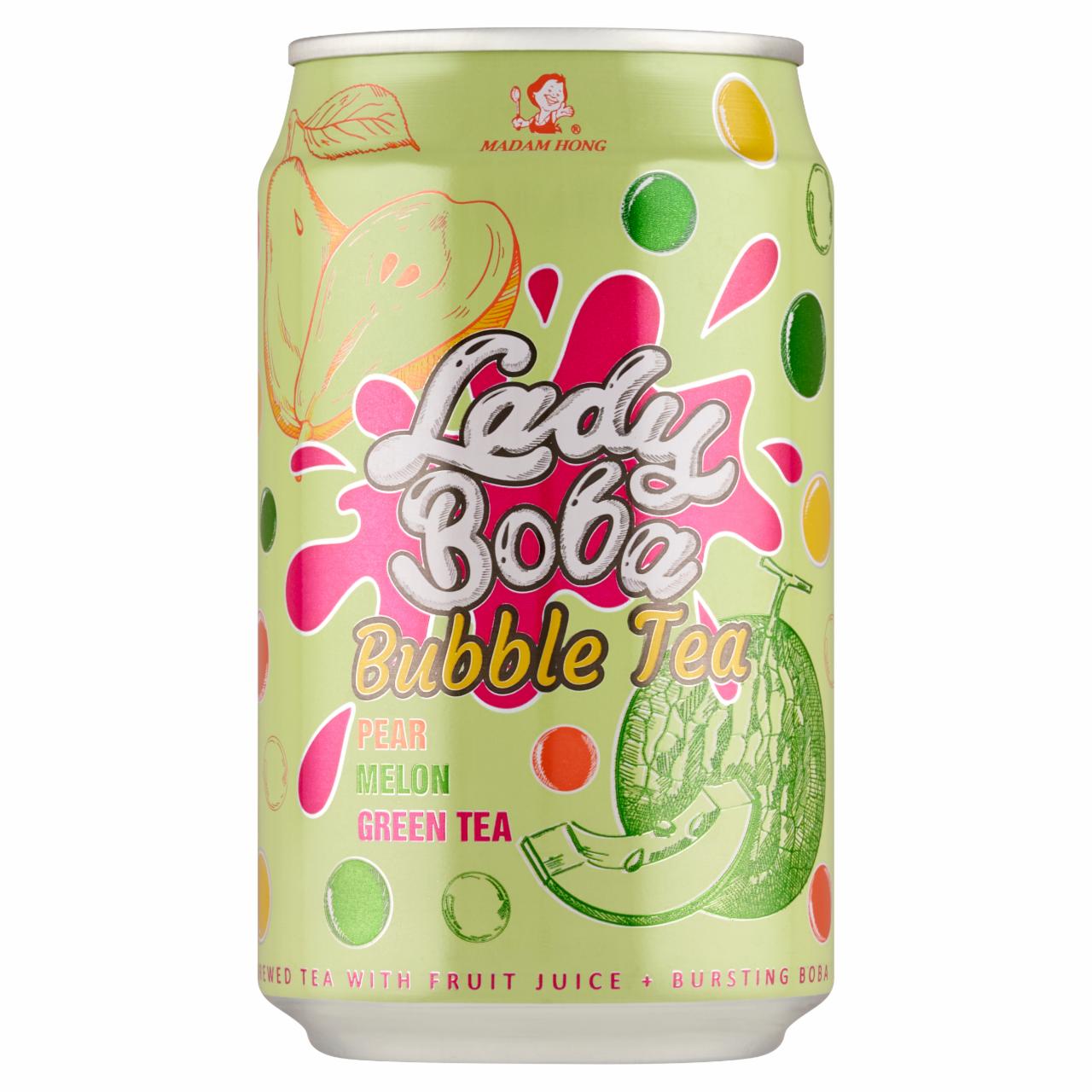 Zdjęcia - Madam Hong Lady Boba Bubble Tea Napój herbaciany smak gruszka-melon 320 ml