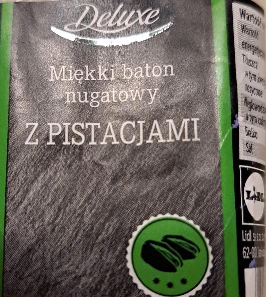 Zdjęcia - Miękki baton nugatowy z pistacjami DELUXE