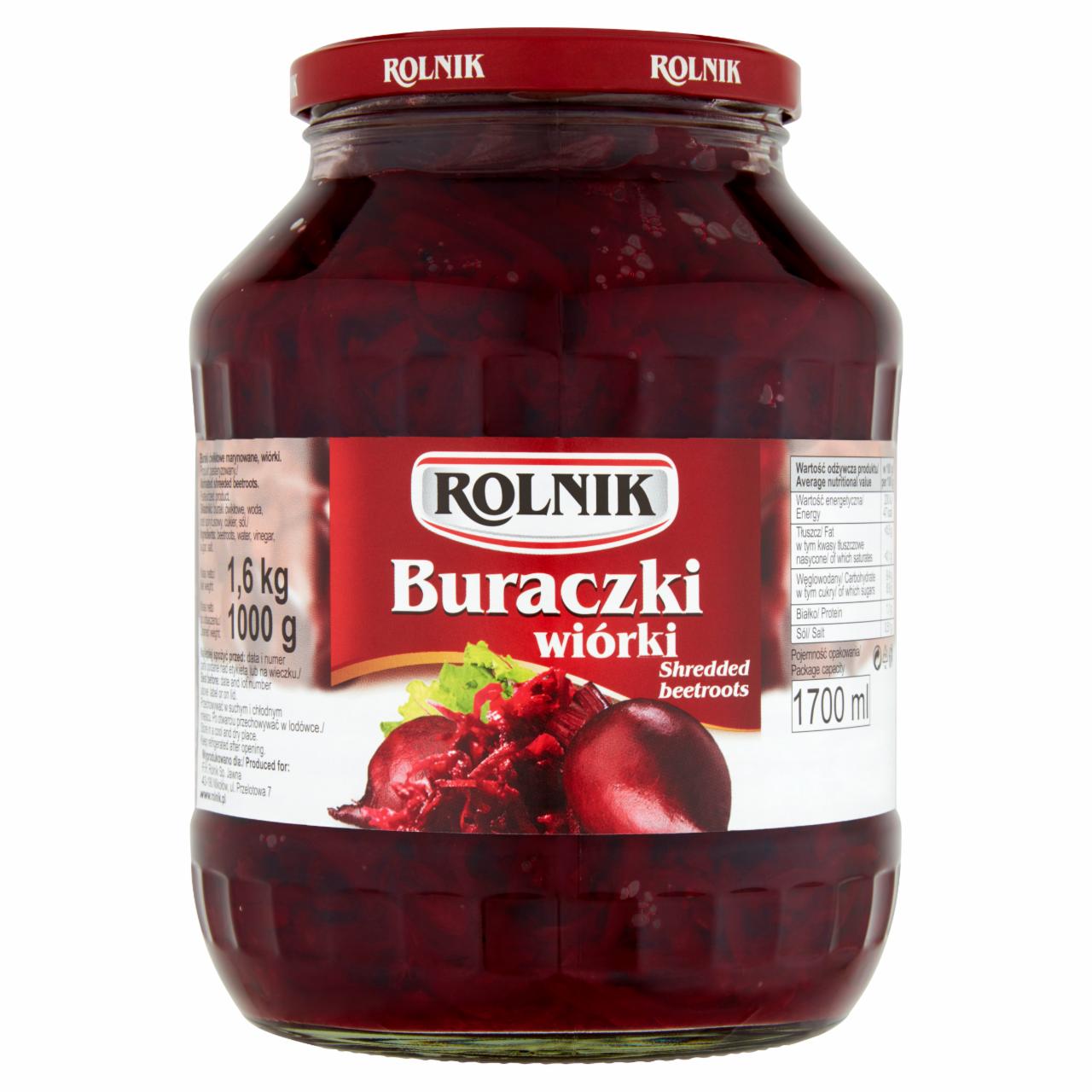 Zdjęcia - Rolnik Buraczki wiórki 1,6 kg