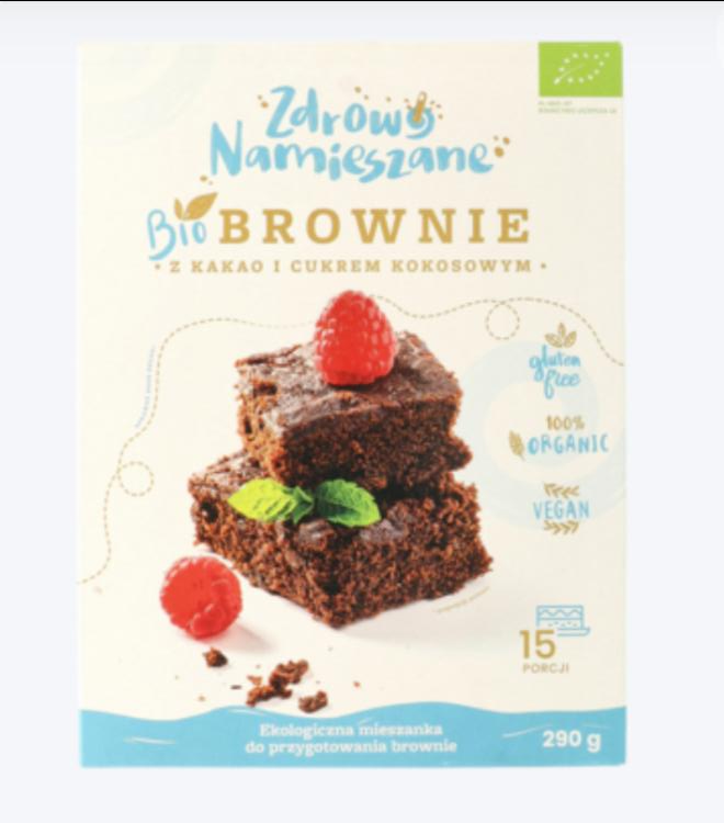 Zdjęcia - BIO brownie z kakao i cukrem kokosowym Zdrowo Namieszane