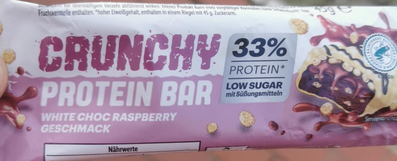 Zdjęcia - Protein bar white choc raspberry geschmack Crunchy