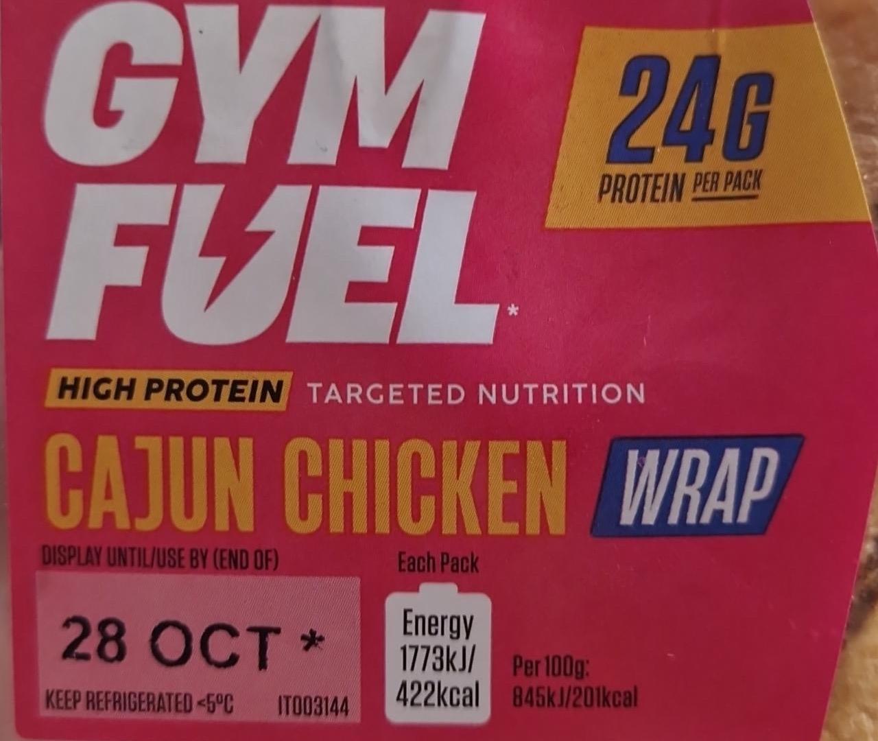 Zdjęcia - Cajun chicken wrap Gym Fuel